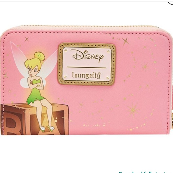 NWT PETER PAN LOUNGEFLY BACKPACK AND WALLET - Picture 7 of 9